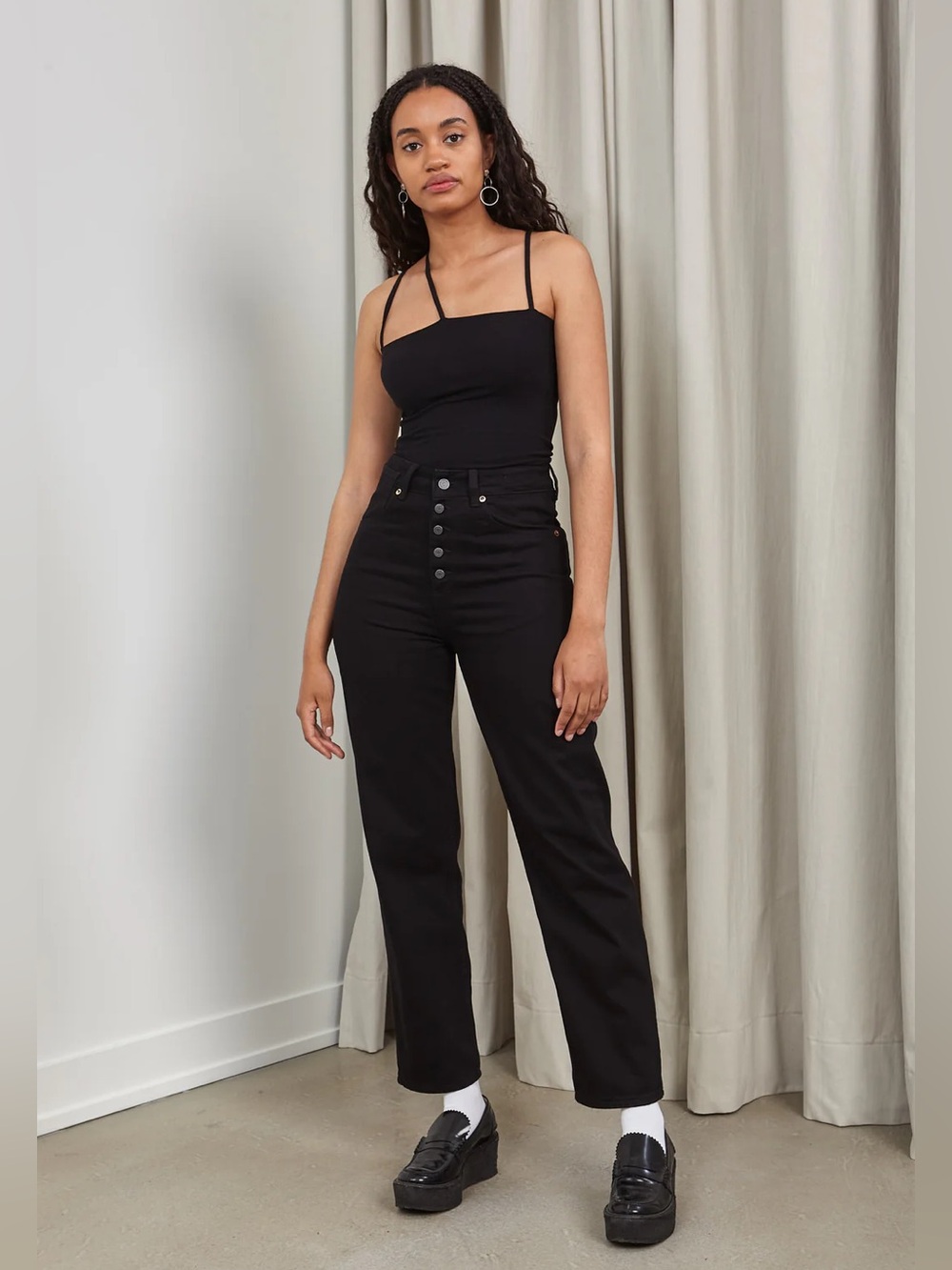 Decade Studio Bonnie Jeans in Black | Size 35